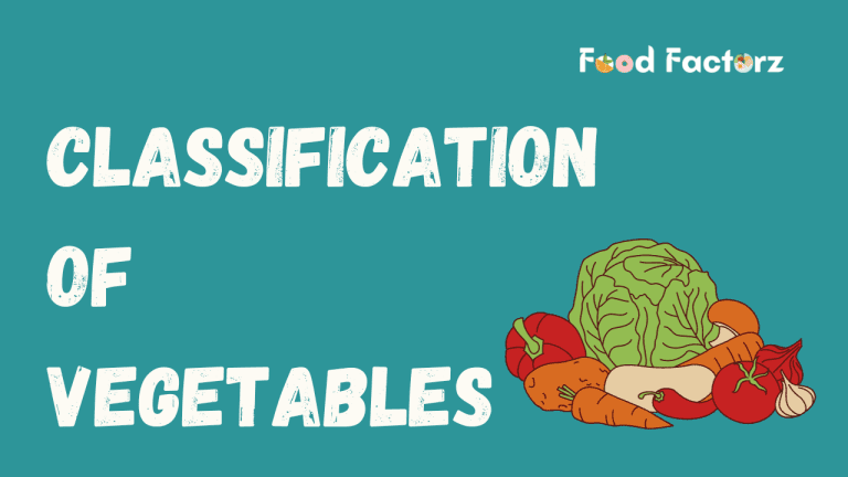 THE 9 SUPER DISTINCTIVE CLASSIFICATION OF VEGETABLES